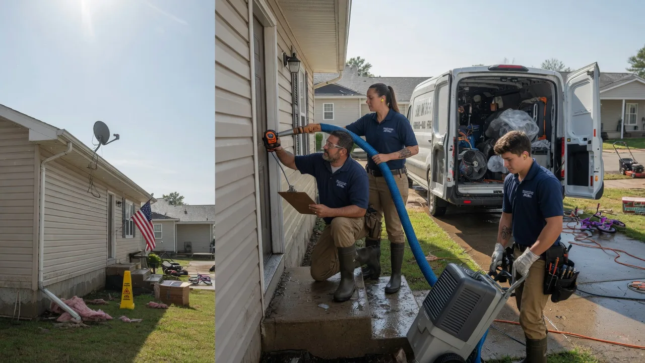 Ceiling Water Damage Restoration in Parksville, KY near me
